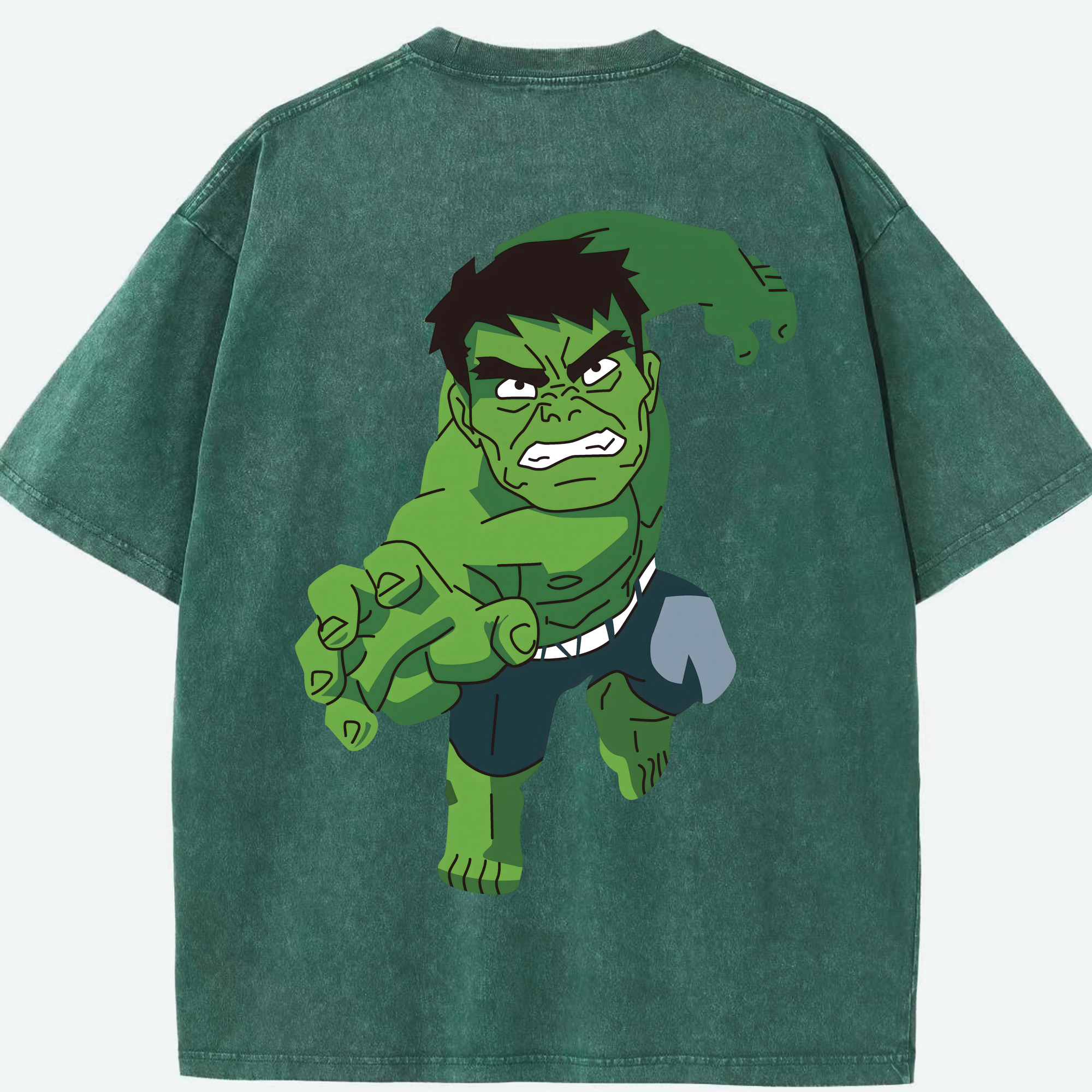 （画像用） アベンジャーズ The Avengers 綿100% ヴィンテージ風 半袖Tシャツ（背面プリント）